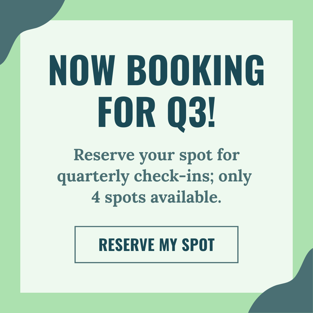 Small biz version: booking Q3 check-ins